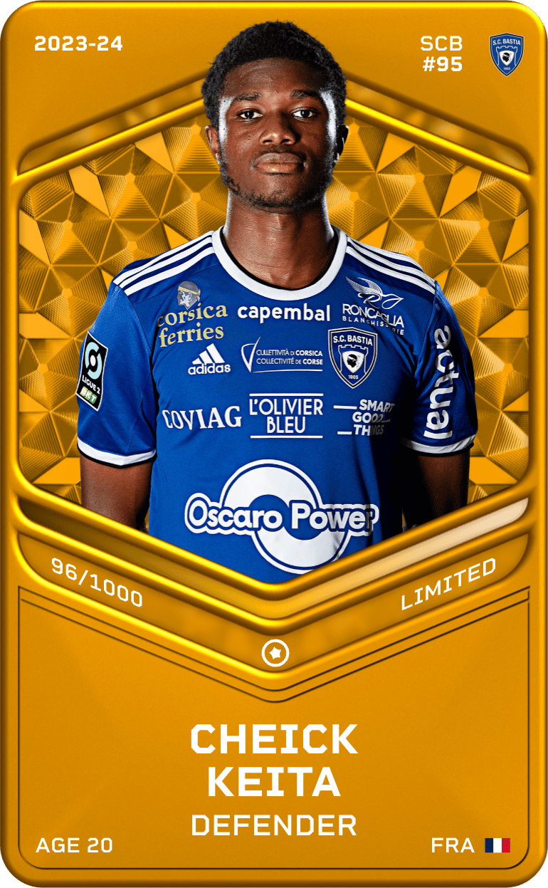 Cheick Keita 2023-24 • Limited 96/1000