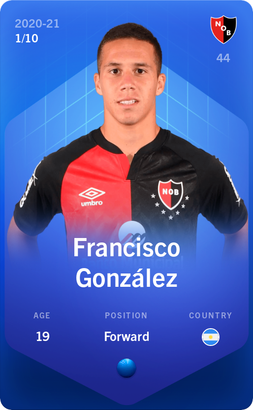 Sorare - Sorare Official - Francisco González 2020-21 • Super Rare 1/10 - NFT # 745369594321588271001611862292155264491404981319900555685653643602106142753