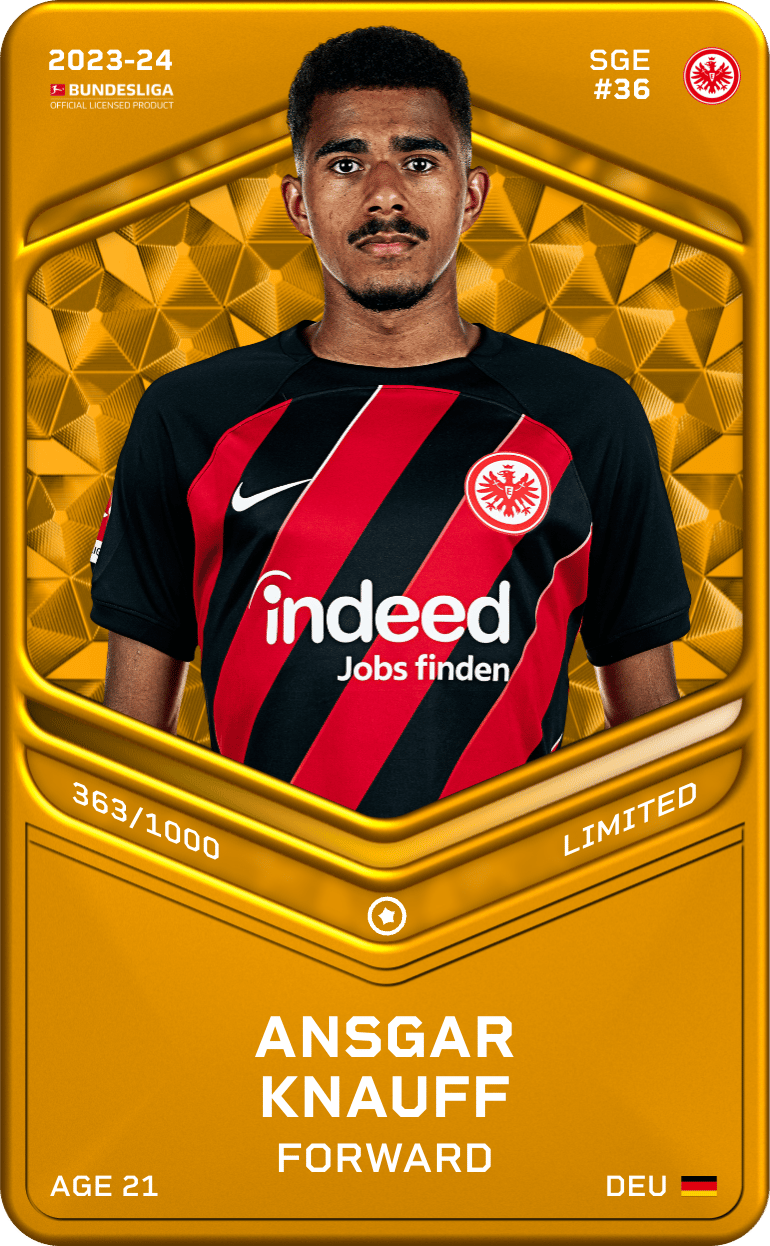 Ansgar Knauff 2023-24 • Limited 363/1000
