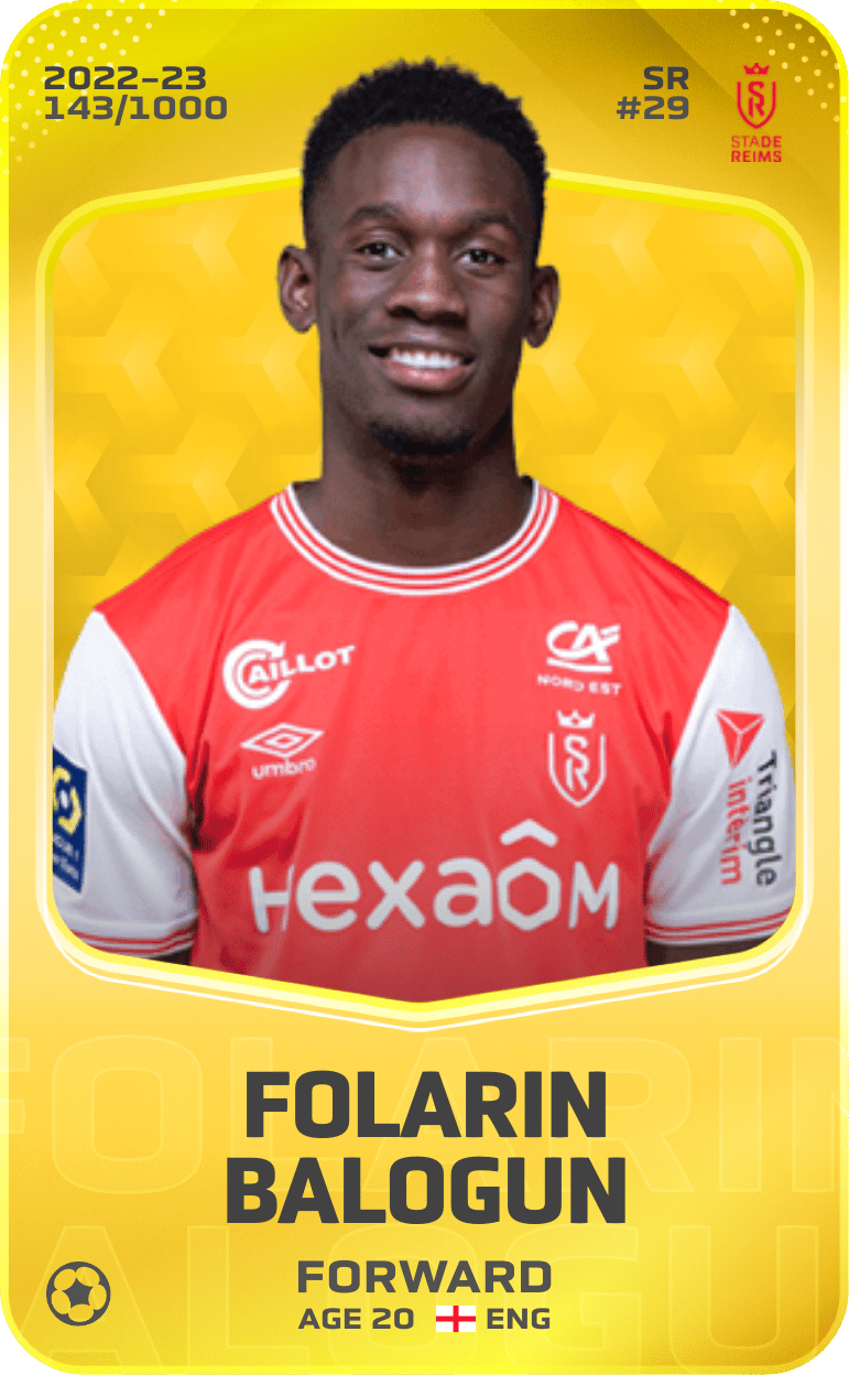 Folarin Balogun 2022-23 • Limited 143/1000