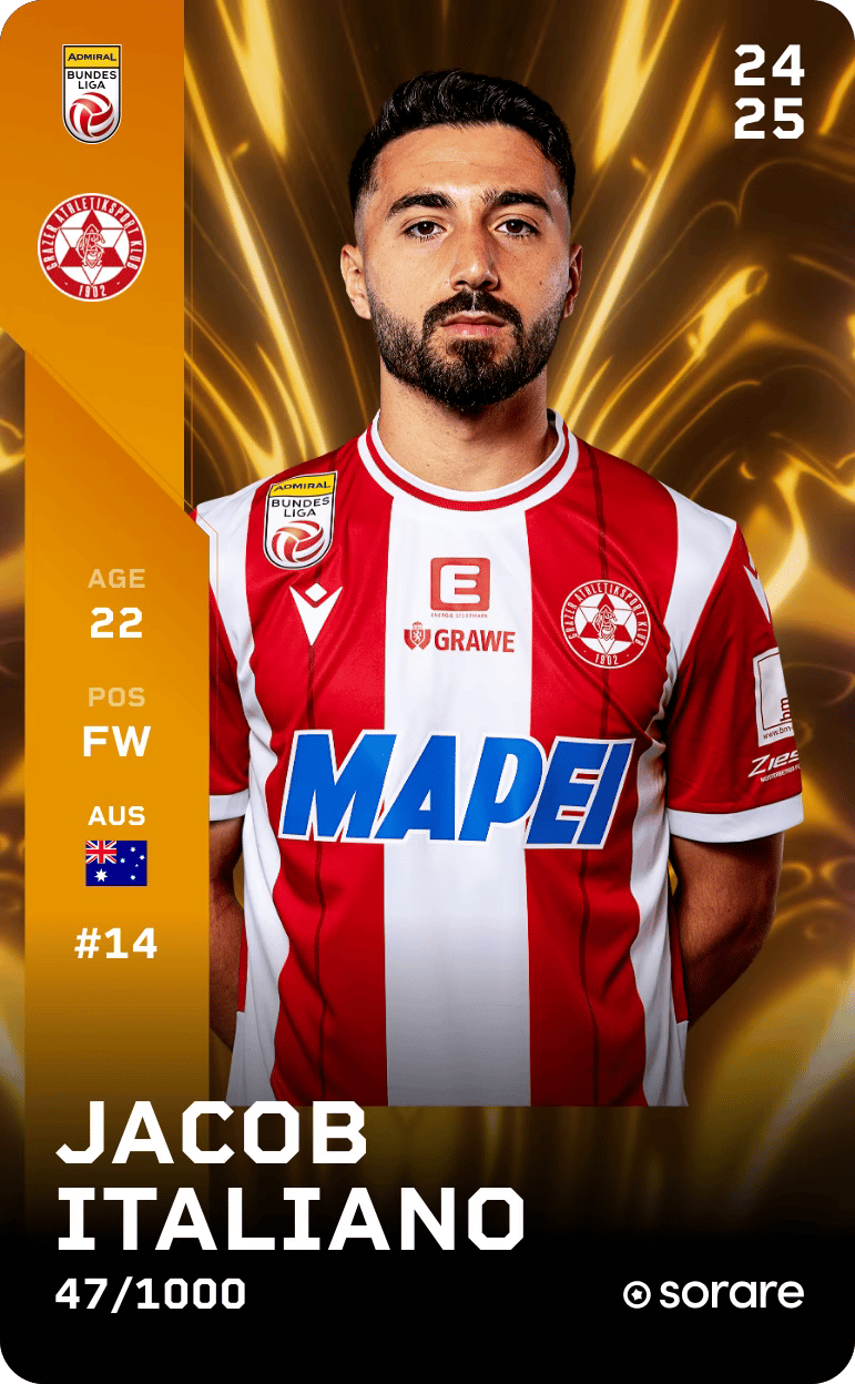 Jacob Italiano 2024-25 • Limited 47/1000