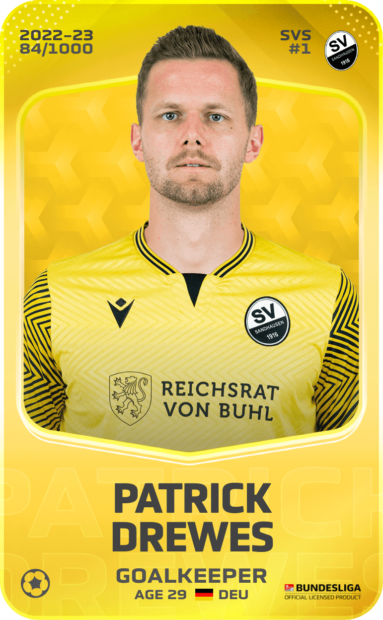 Patrick Drewes 2022-23 • Limited 84/1000