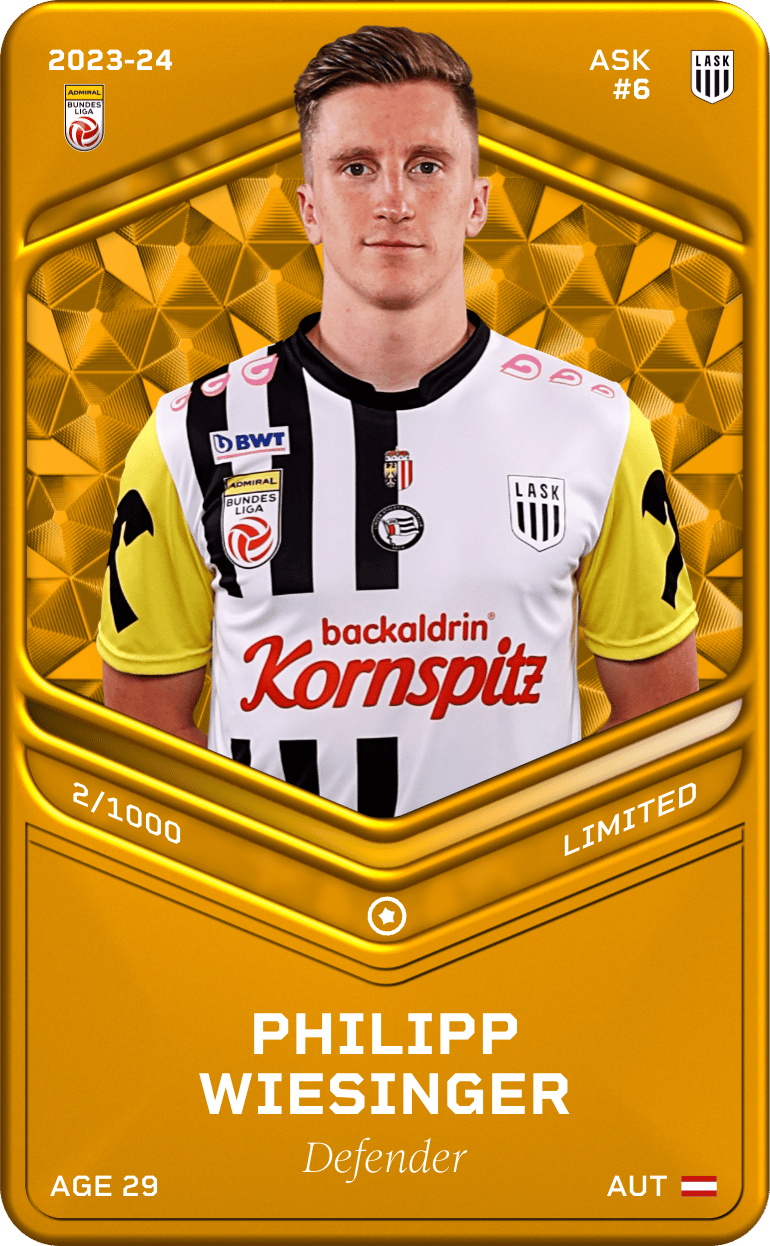Philipp Wiesinger 2023-24 • Limited 2/1000