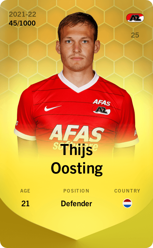 Thijs Oosting 2021-22 • Limited 45/1000