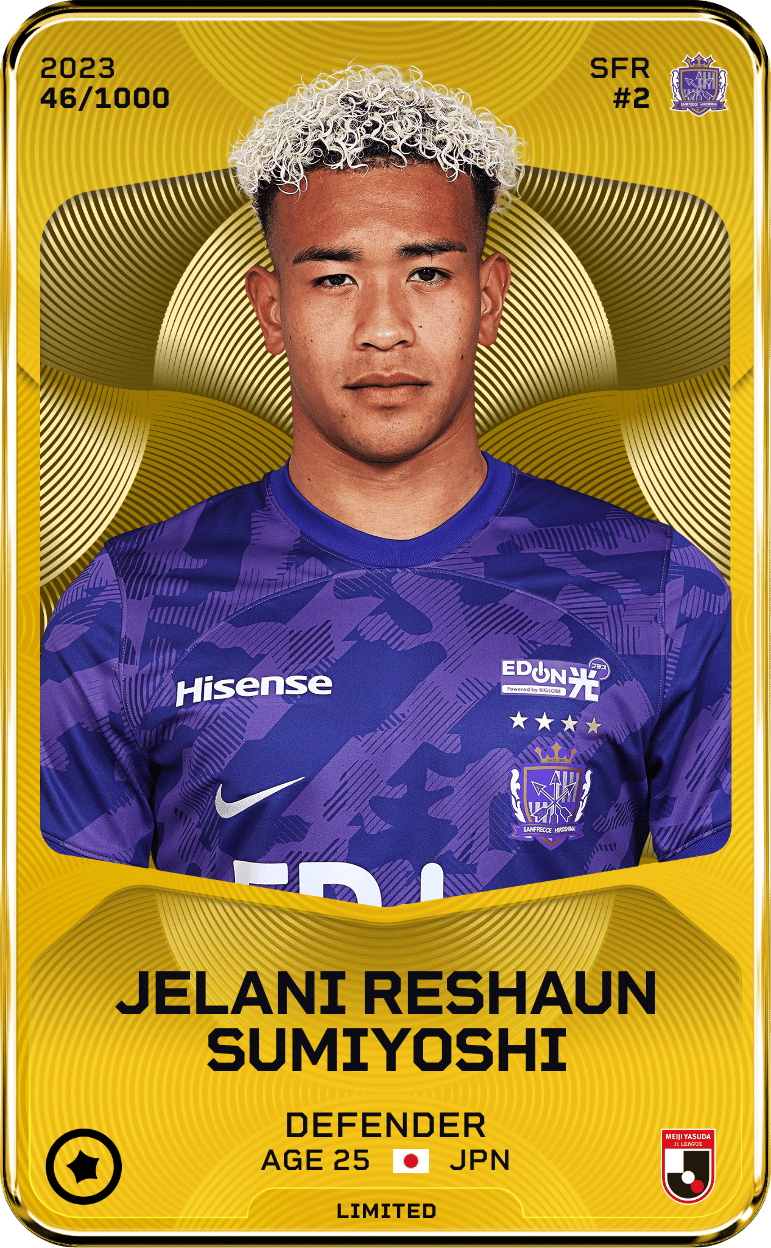 Jelani Reshaun Sumiyoshi 2023-24 • Limited 46/1000