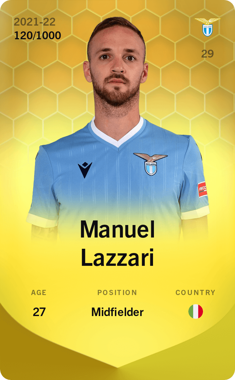 Manuel Lazzari 2021-22 • Limited 120/1000