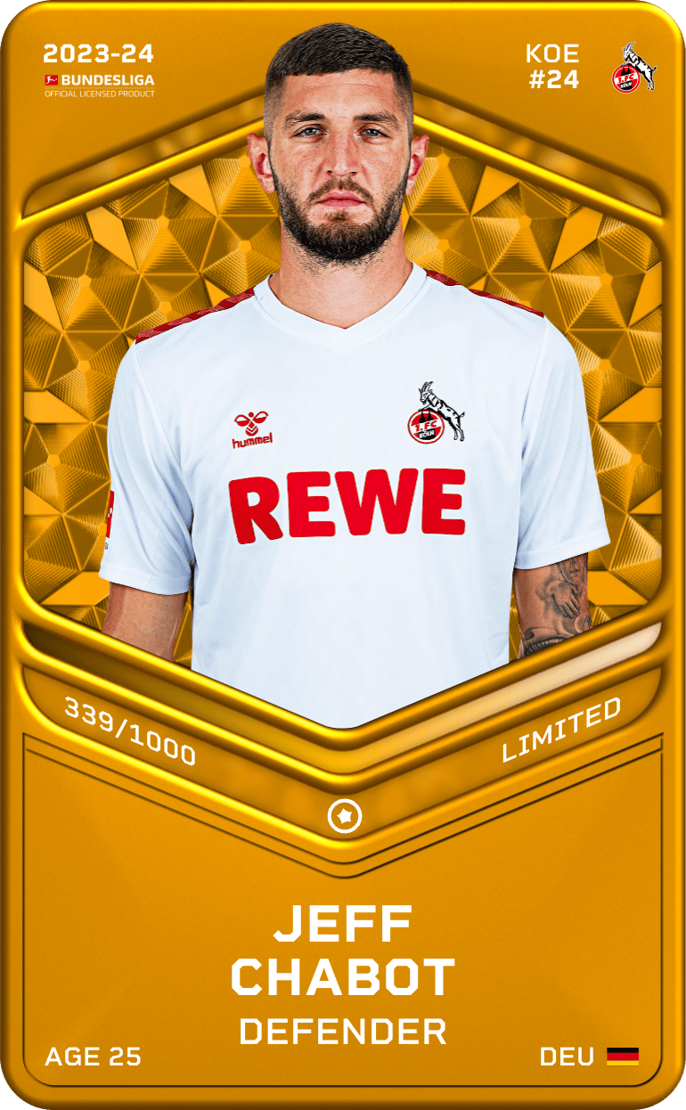 Jeff Chabot 2023-24 • Limited 339/1000
