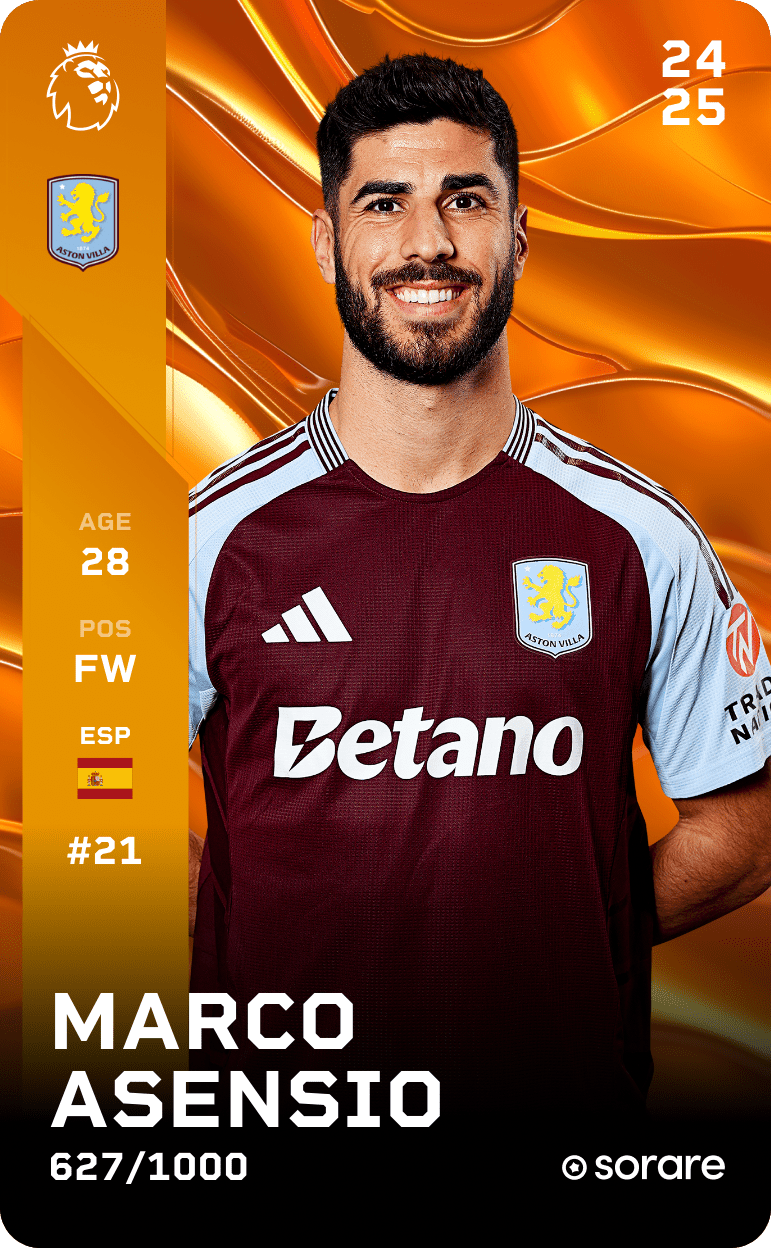Marco Asensio 2024-25 • Limited 627/1000