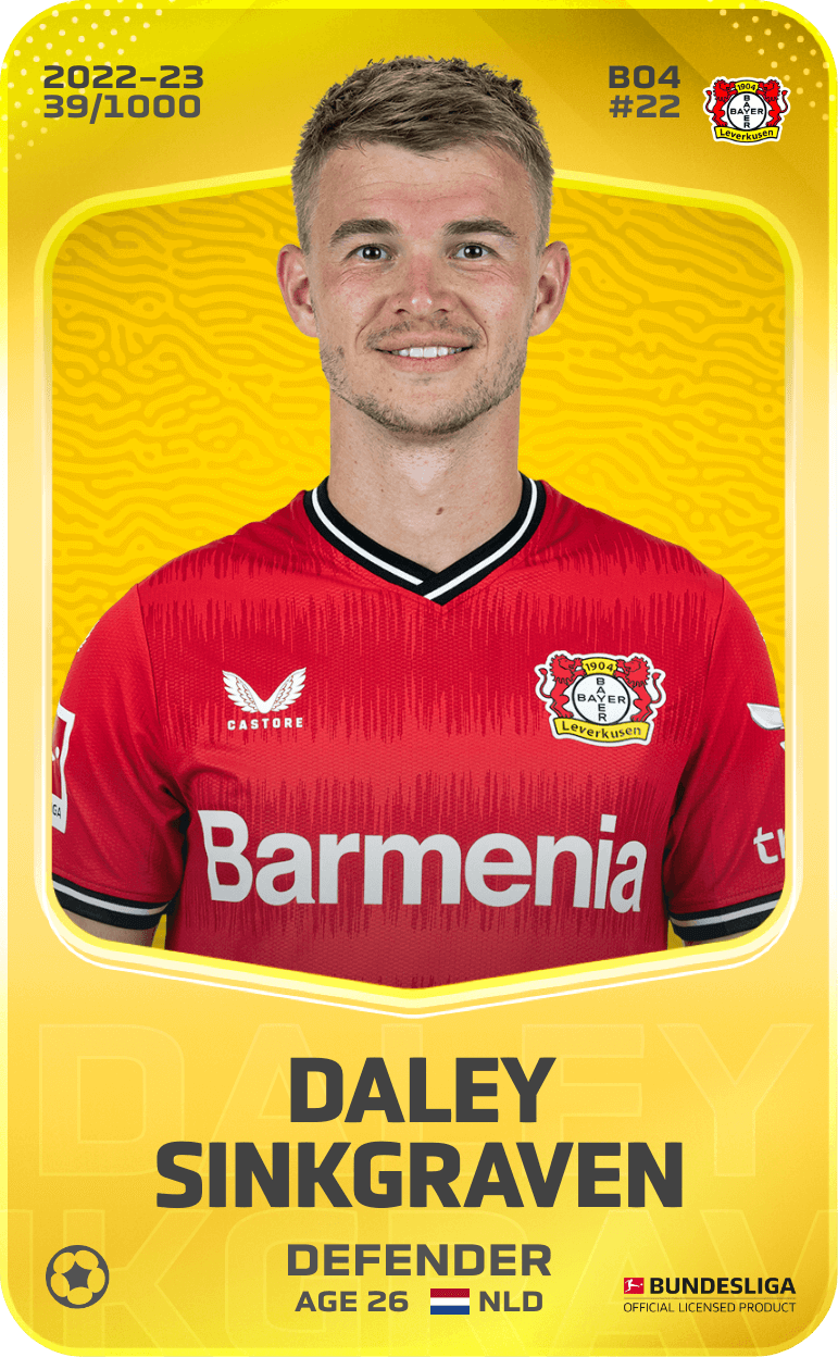 Daley Sinkgraven 2022-23 • Limited 39/1000
