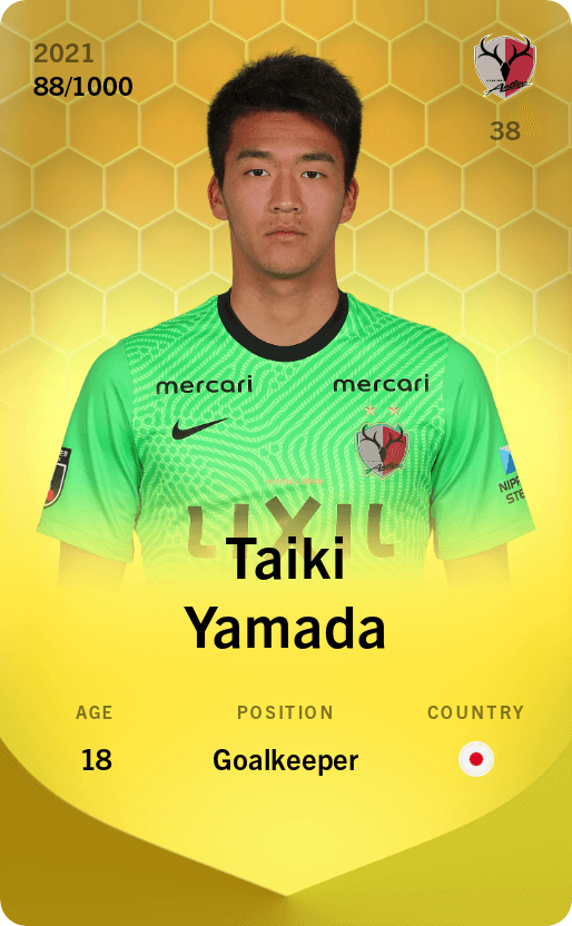 Taiki Yamada 2021-22 • Limited 88/1000