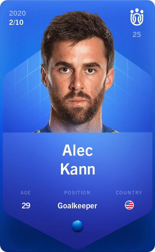 Sorare - Sorare Official - Alec Kann 2020-21 • Super Rare 2/10 - NFT # 114333574132248644219784474031673473093383565970117645720775716853062354834605