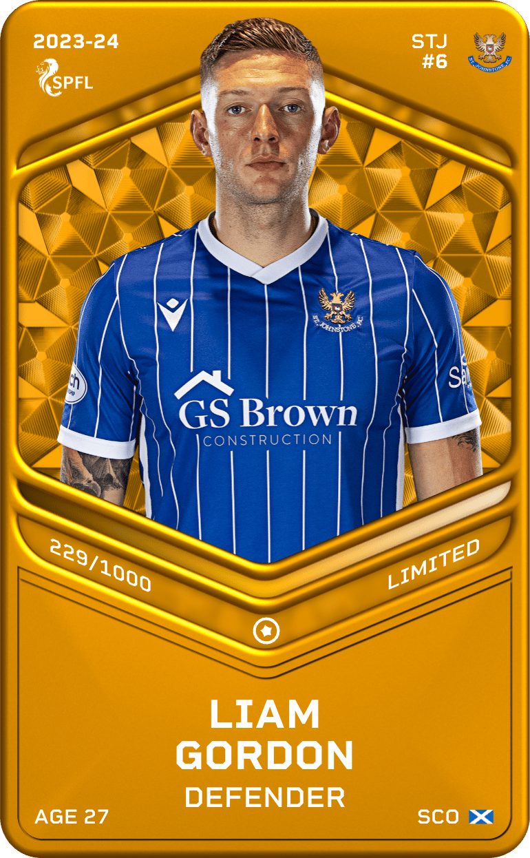 Liam Gordon 2023-24 • Limited 229/1000