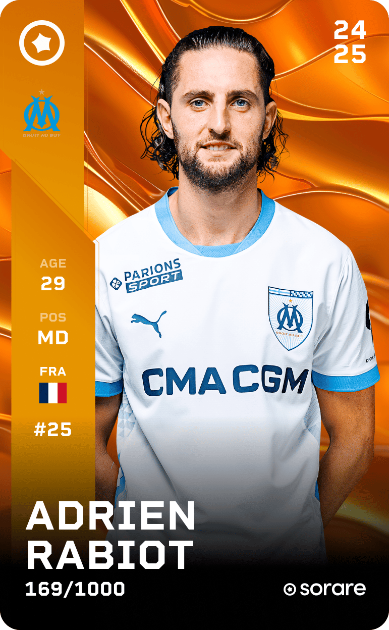 Adrien Rabiot 2024-25 • Limited 169/1000