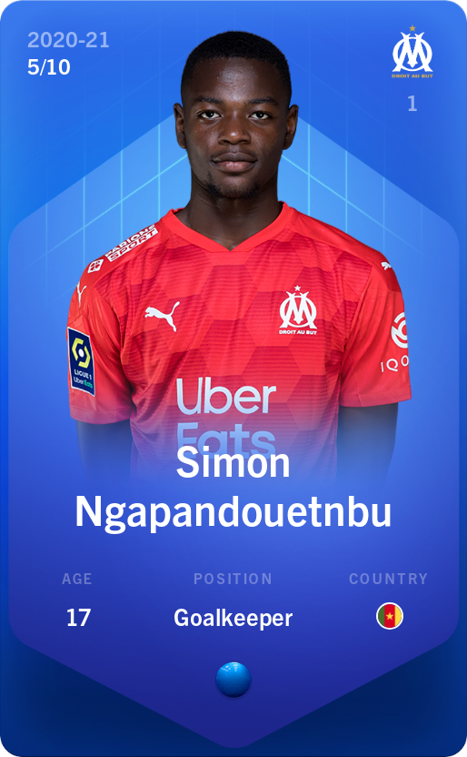 Sorare - Sorare Official - Simon Ngapandouetnbu 2020-21 • Super Rare 5/10 - NFT # 48082229802462799178625880548694884545532684760705281301584364863323065610782
