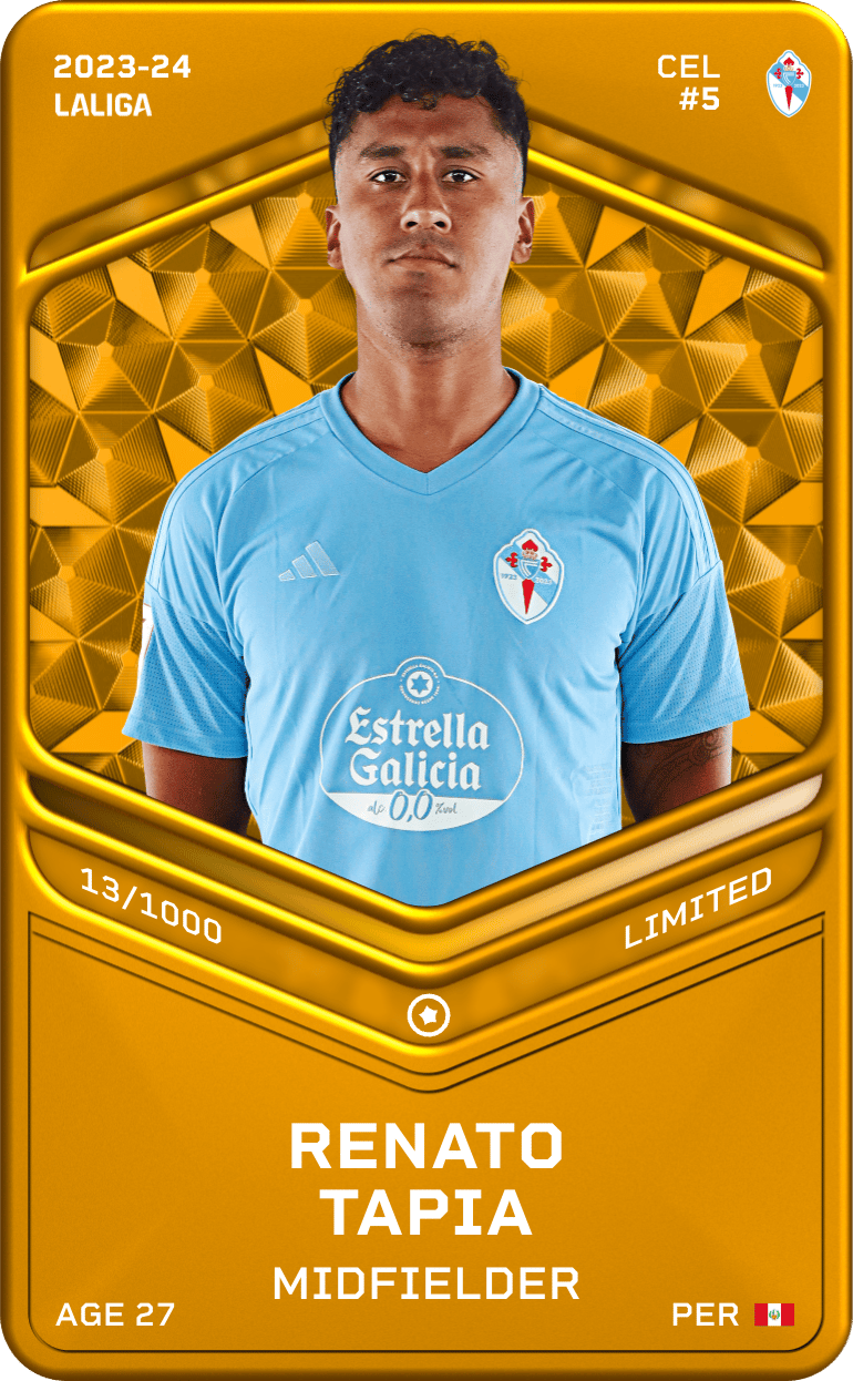 Renato Tapia 2023-24 • Limited 13/1000