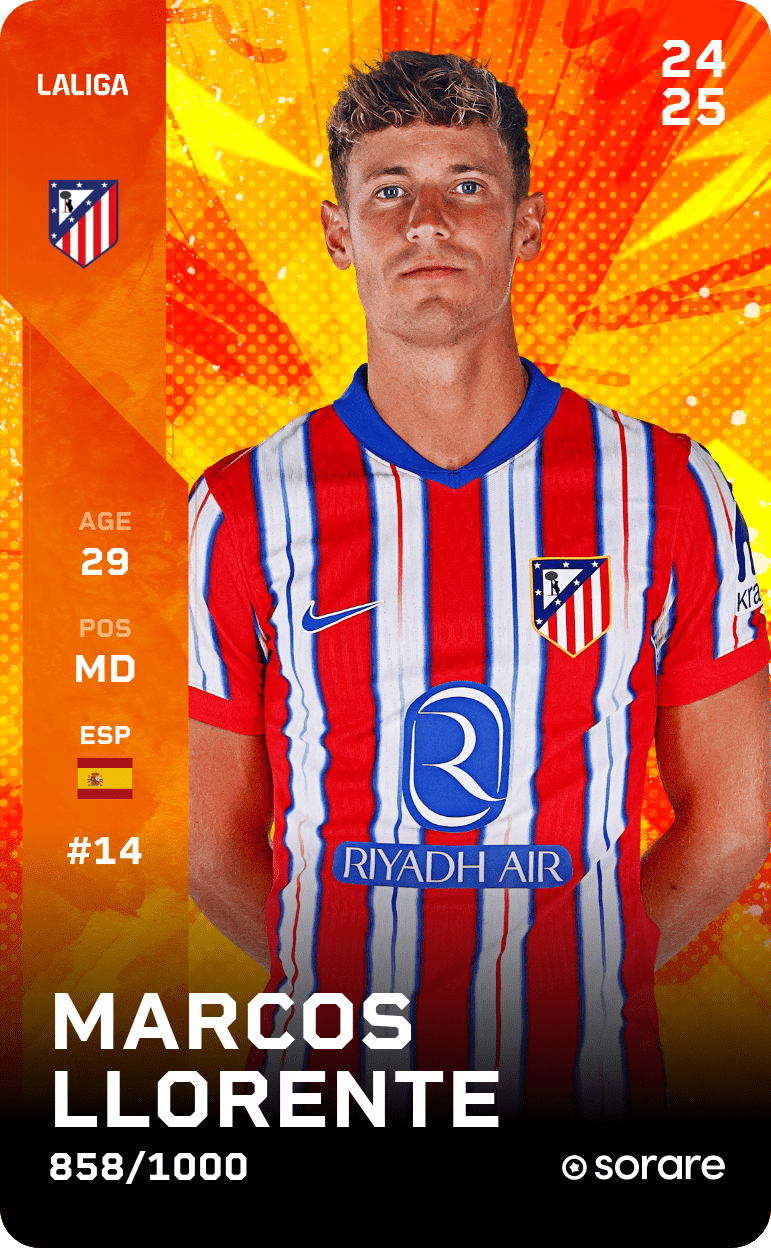 Marcos Llorente 2024-25 • Limited 858/1000