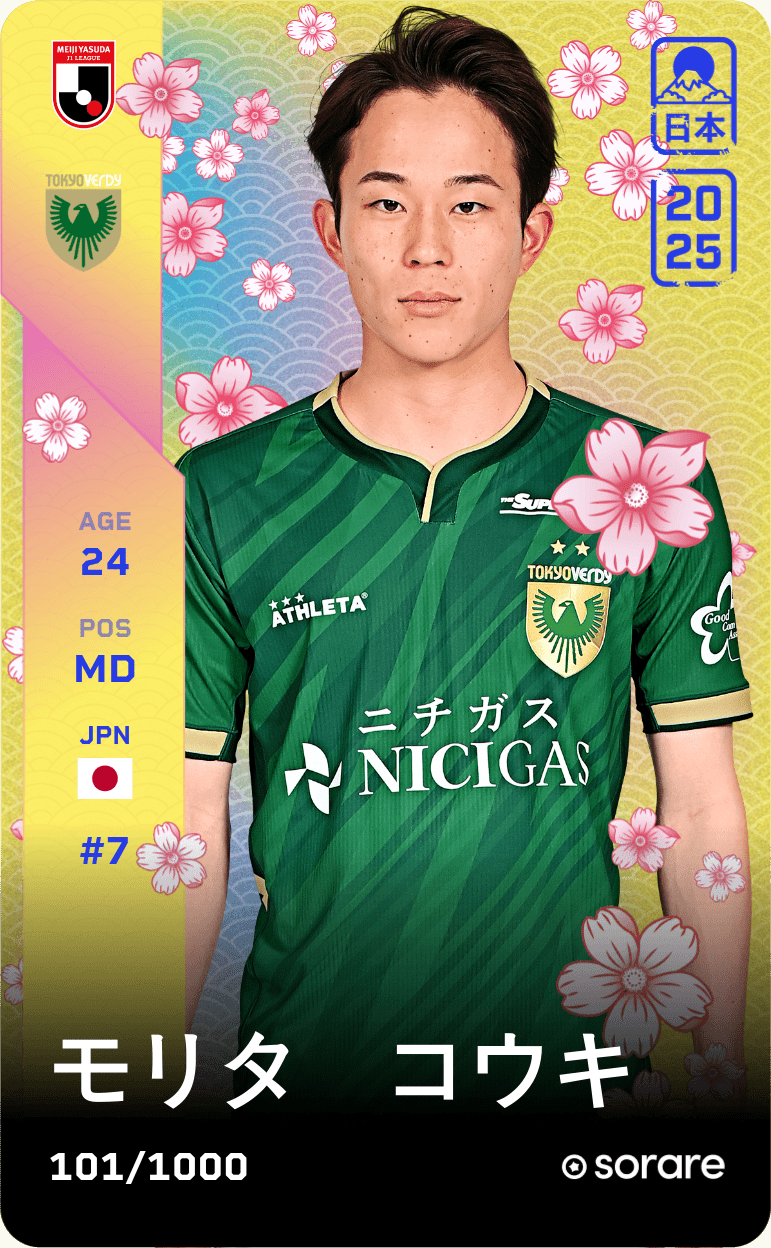 Koki Morita 2025-26 • Limited 101/1000