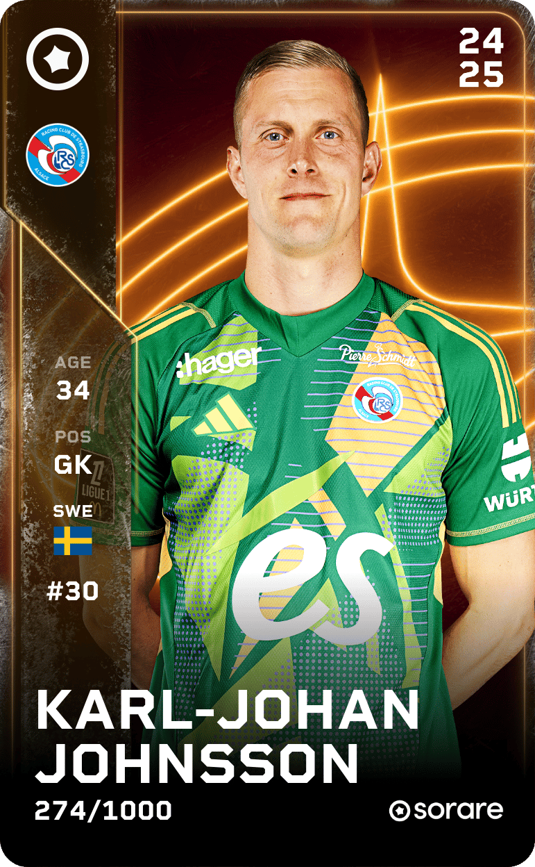 Karl-Johan Johnsson 2024-25 • Limited 274/1000