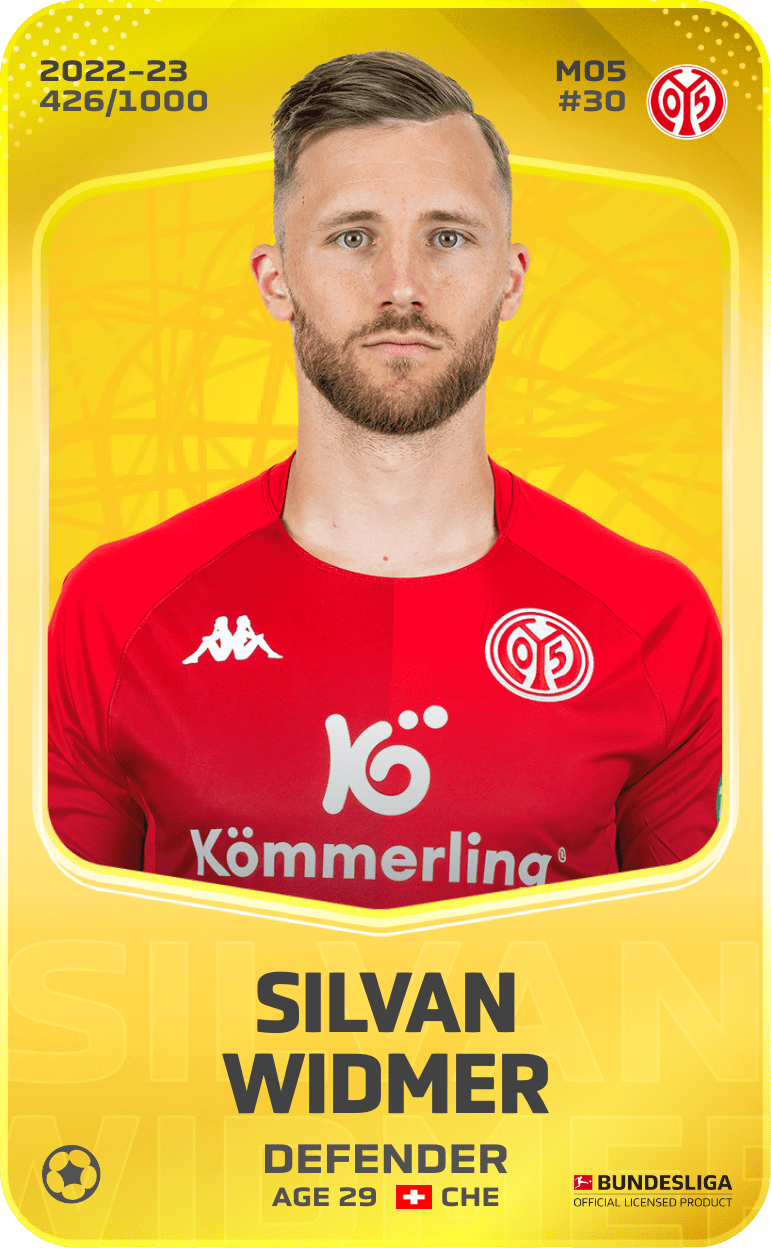 Silvan Widmer 2022-23 • Limited 426/1000