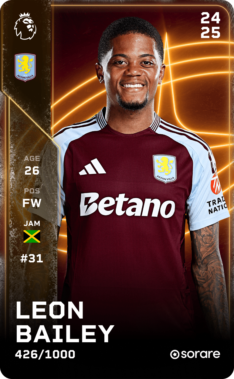 Leon Bailey 2024-25 • Limited 426/1000