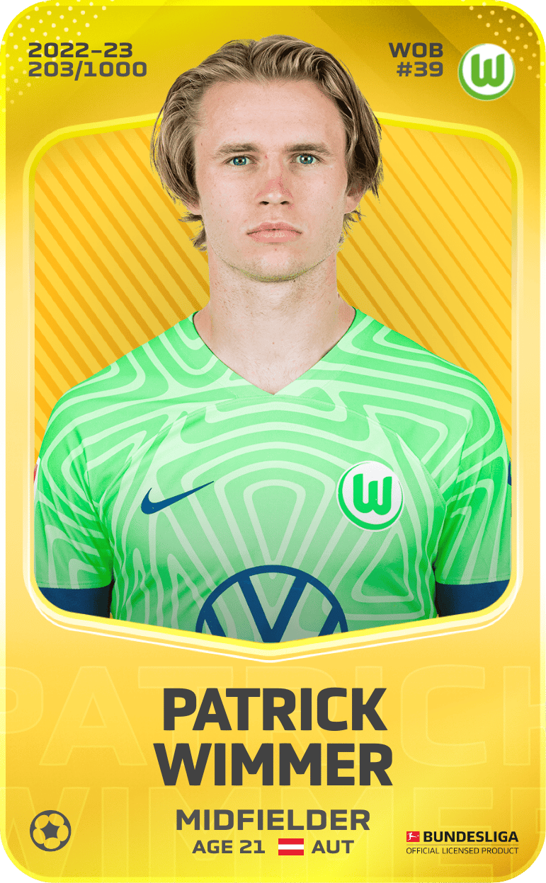 Patrick Wimmer 2022-23 • Limited 203/1000