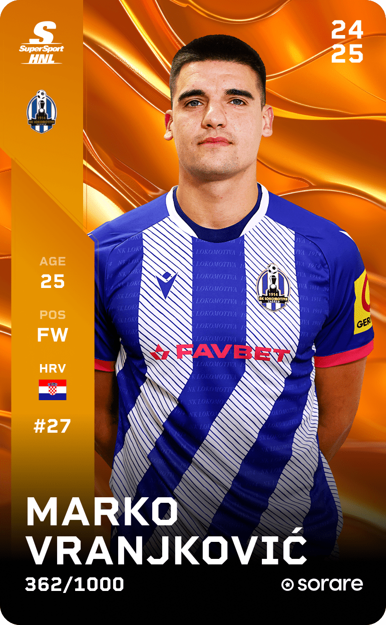 Marko Vranjković 2024-25 • Limited 362/1000