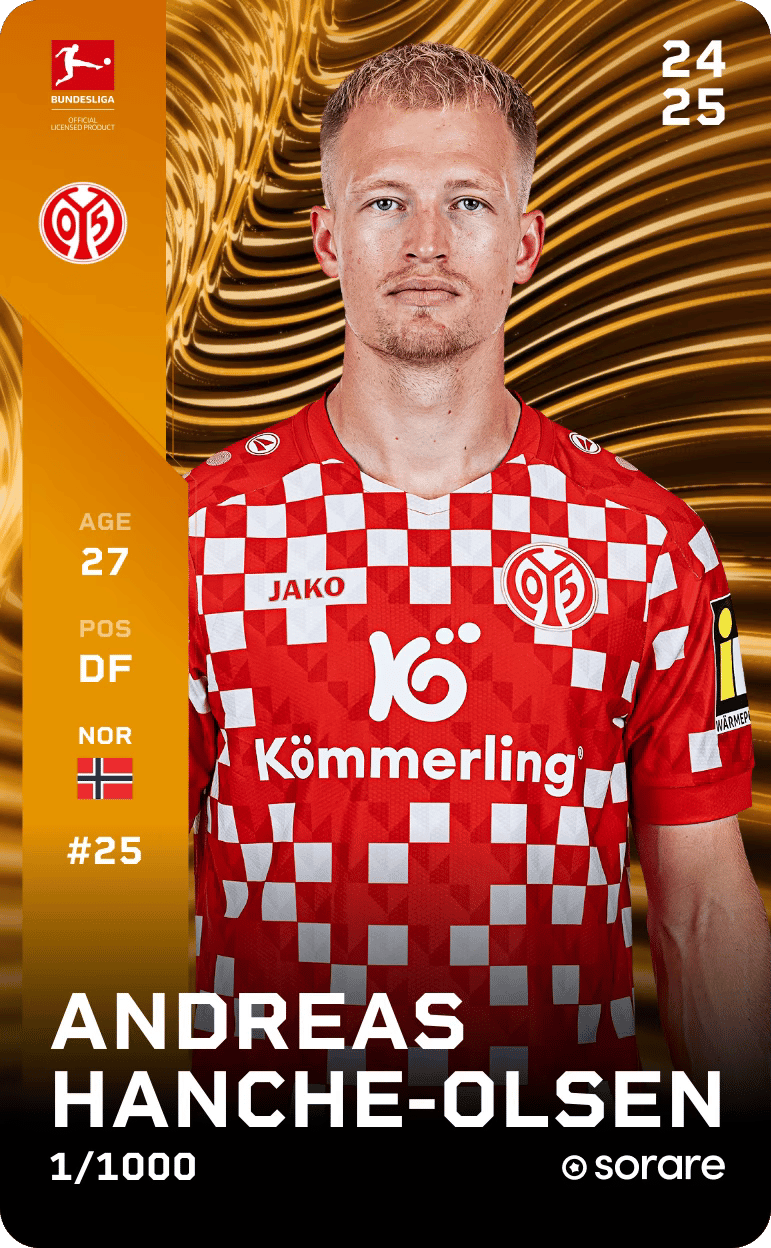 Andreas Hanche-Olsen 2024-25 • Limited 1/1000
