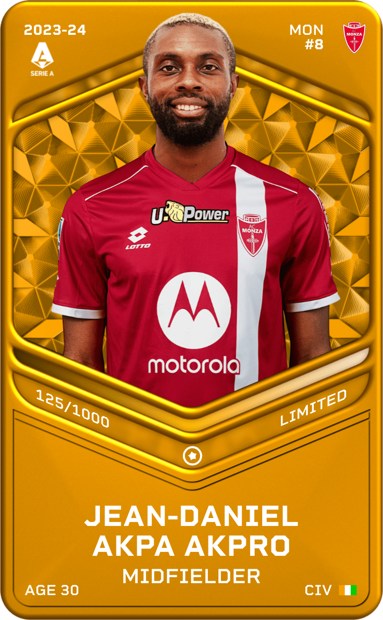 Jean-Daniel Akpa Akpro 2023-24 • Limited 125/1000