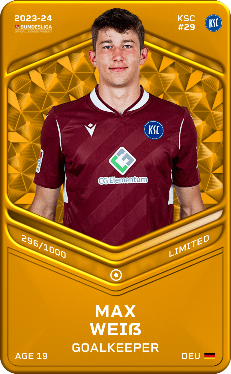 Max Weiß 2023-24 • Limited 296/1000