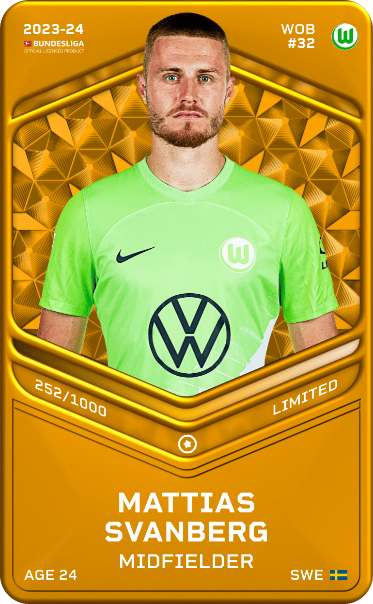 Mattias Svanberg 2023-24 • Limited 252/1000