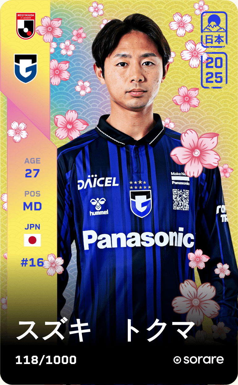 Tokuma Suzuki 2025-26 • Limited 118/1000