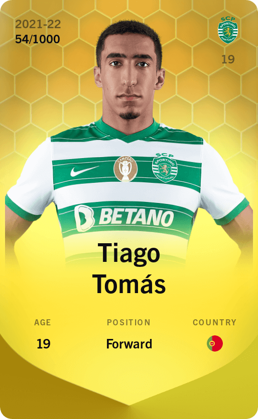 Tiago Tomás 2021-22 • Limited 54/1000