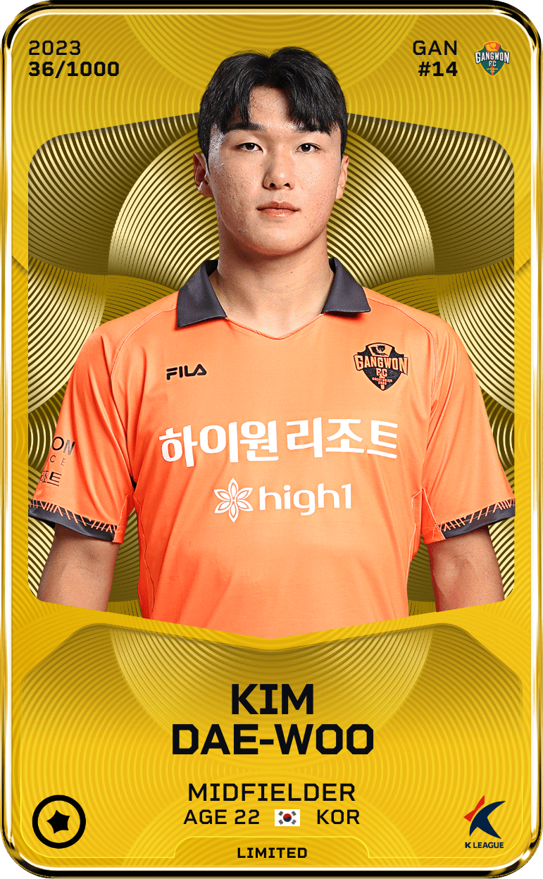 Kim Dae-Woo 2023-24 • Limited 36/1000