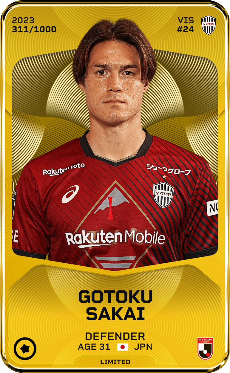 Gotoku Sakai 2023-24 • Limited 311/1000