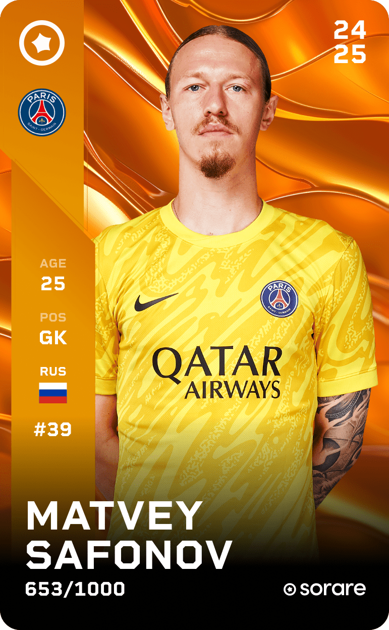 Matvey Safonov 2024-25 • Limited 653/1000