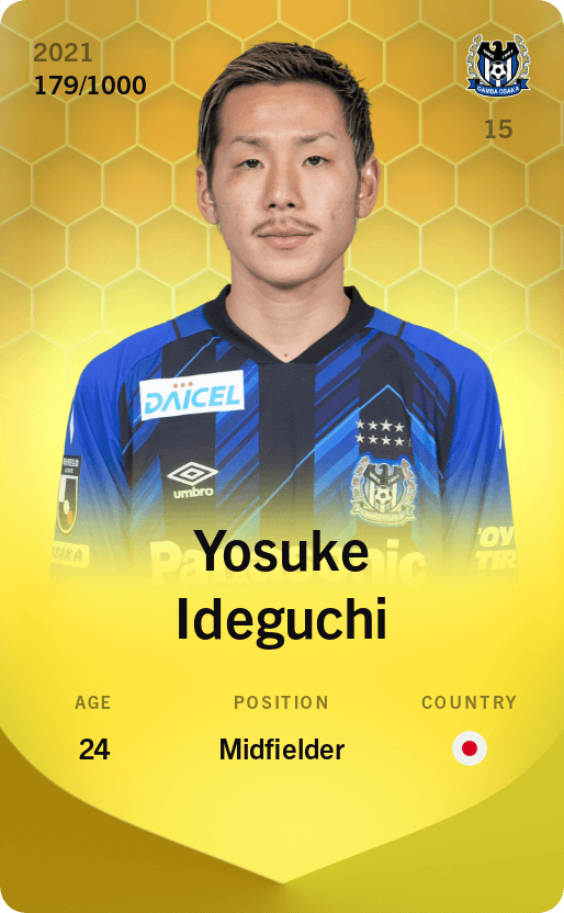 Yosuke Ideguchi 2021-22 • Limited 179/1000