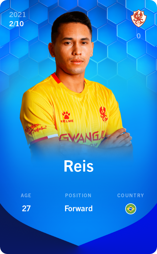 Sorare - Sorare Official - Reis 2021-22 • Super Rare 2/10 - NFT # 66837815145765710853566127689076028515509707847761982643632777379288956860385