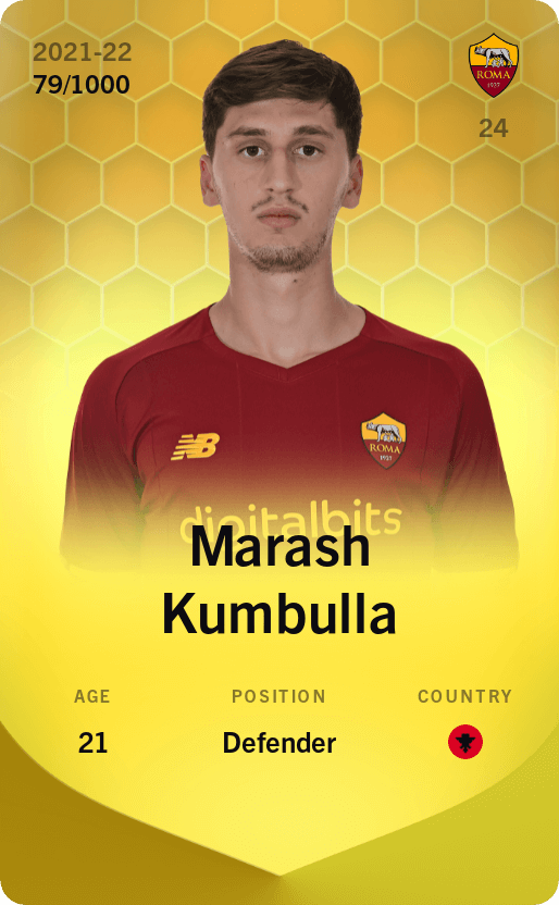 Marash Kumbulla 2021-22 • Limited 79/1000