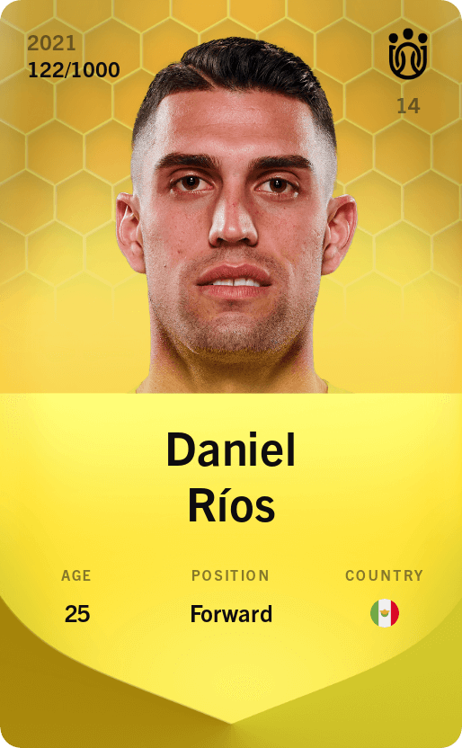 Daniel Ríos 2021-22 • Limited 122/1000