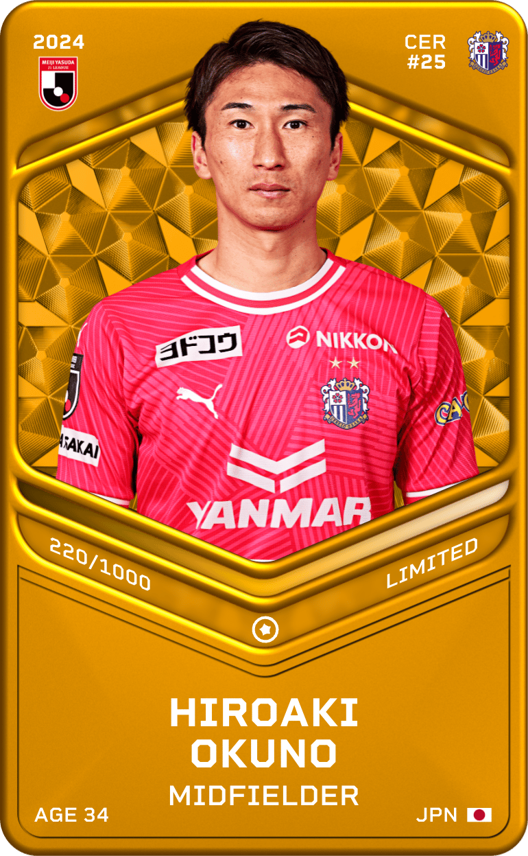 Hiroaki Okuno 2024-25 • Limited 220/1000