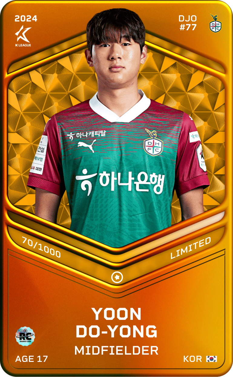 Yoon Do-Yong 2024-25 • Limited 70/1000