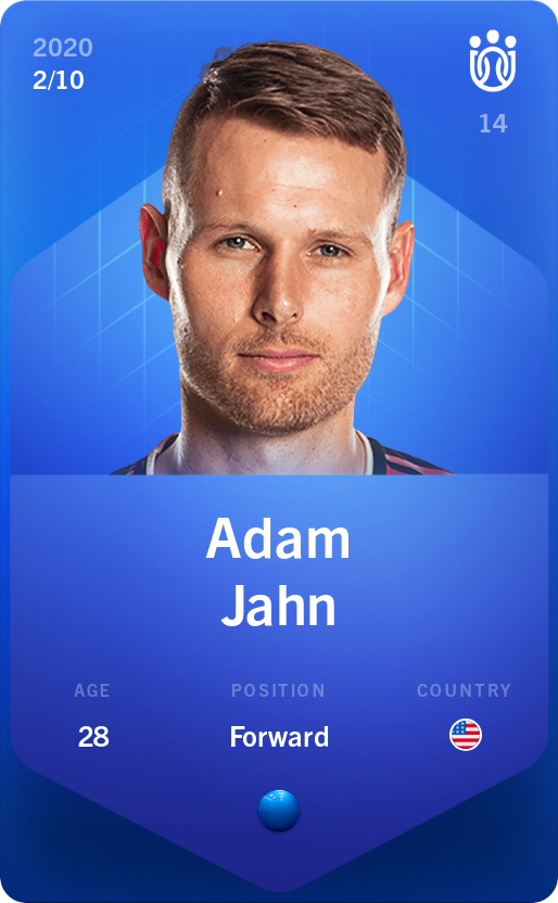 Sorare - Sorare Official - Adam Jahn 2020-21 • Super Rare 2/10 - NFT # 64854734732668474655495818134562571496685752023942839805102891216921027122307