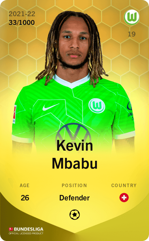 Kevin Mbabu 2021-22 • Limited 33/1000