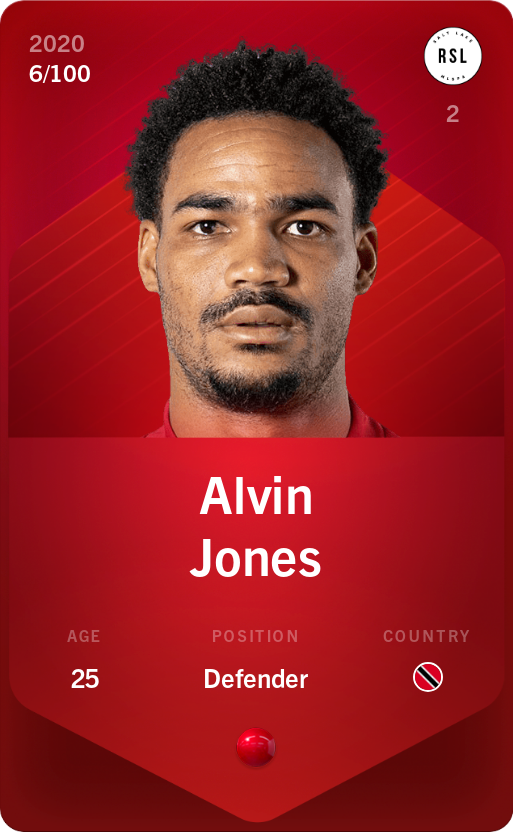 Sorare - Sorare Official - Alvin Jones 2020-21 • Rare 6/100 - NFT # 50494995456844703372007619567962299851029113662809818018636098004807074699668