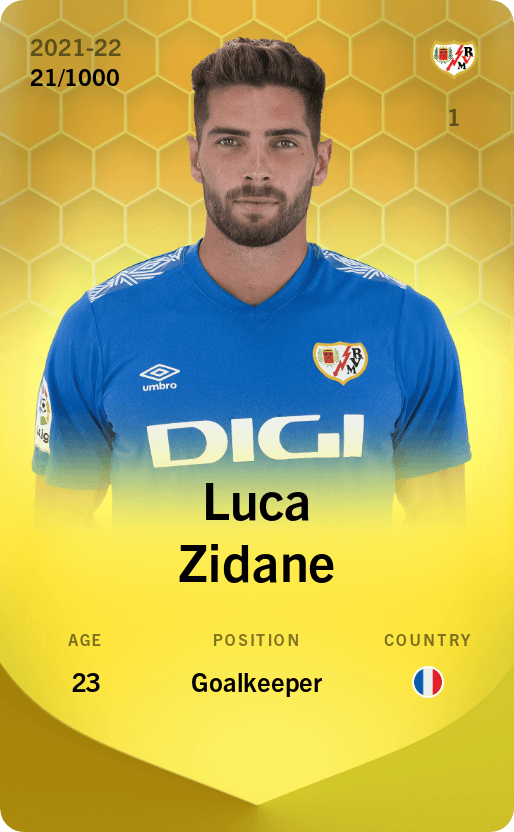 Luca Zidane 2021-22 • Limited 21/1000