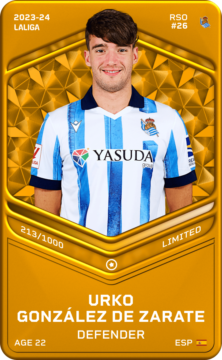 Urko González De Zarate 2023-24 • Limited 213/1000
