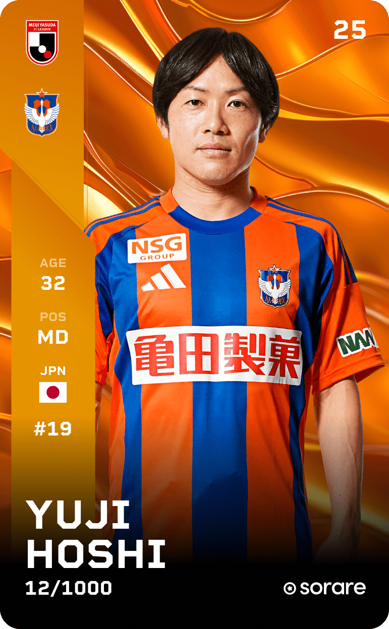 Yuji Hoshi 2025-26 • Limited 12/1000