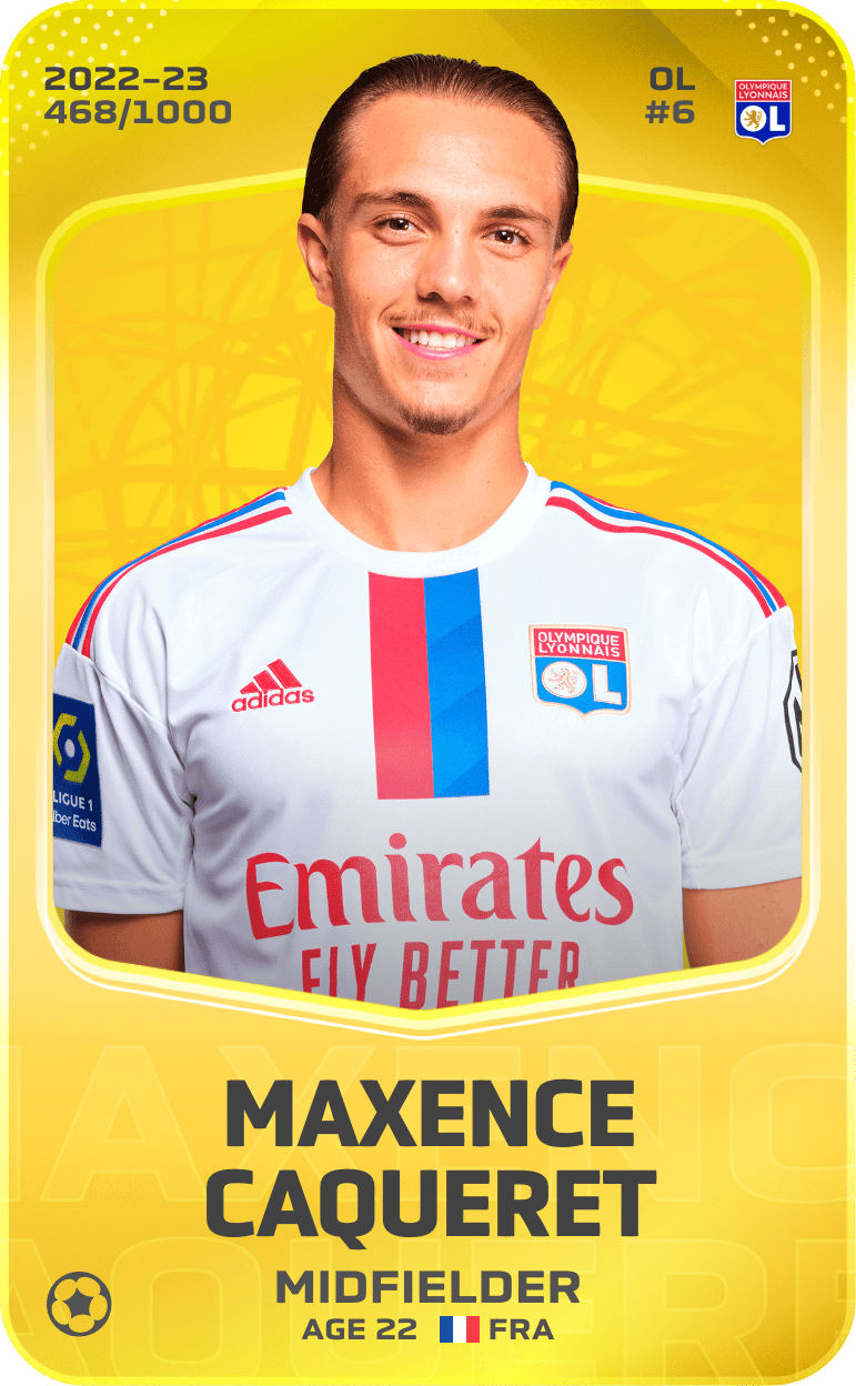 Maxence Caqueret 2022-23 • Limited 468/1000