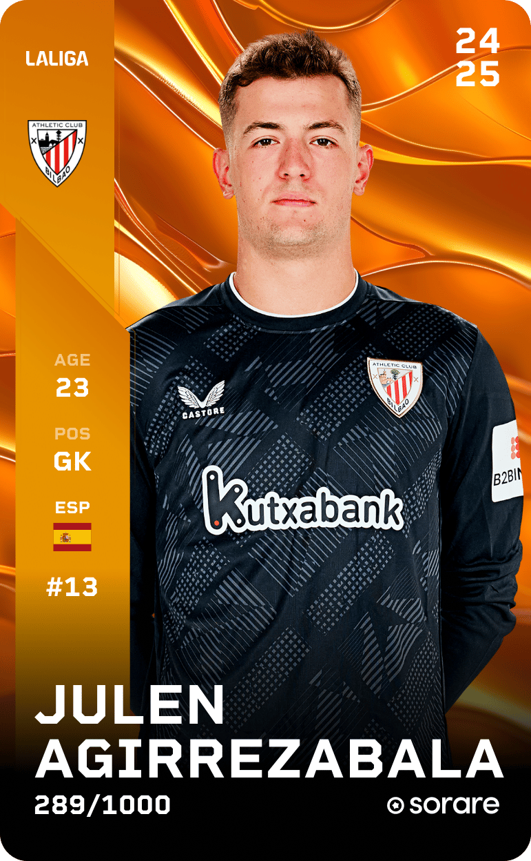Julen Agirrezabala 2024-25 • Limited 289/1000