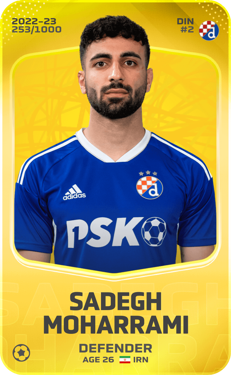 Sadegh Moharrami 2022-23 • Limited 253/1000
